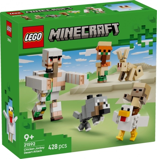 LEGO Minecraft Attaque du cavalier poulet dans le désert