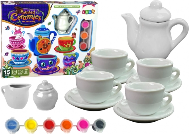 Ensemble de thé créatif DIY pour la peinture sur porcelaine