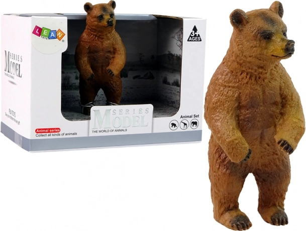 Figurine de collection ours brun – série Animaux du monde