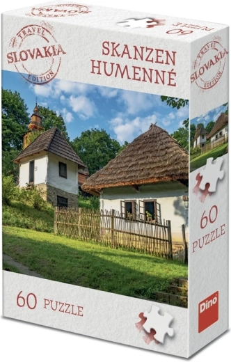 Dino Puzzle Édition touristique Slovaquie – écomusée de Humenné 60 pièces