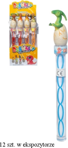 Épée à bulles avec dinosaure