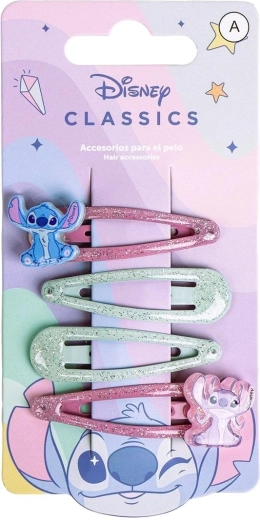 Ensemble de barrettes Lilo et Stitch (4 pcs)