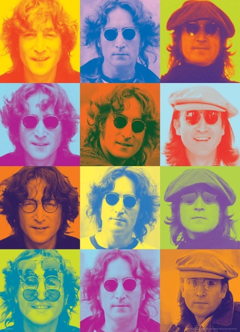 EUROGRAPHICS Puzzle Portraits colorés de John Lennon 1000 pièces