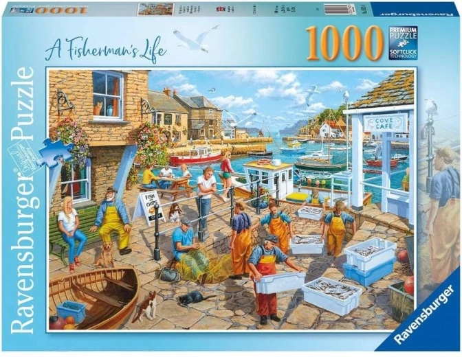 Puzzle Ravensburger La vie du pêcheur 1000 pièces