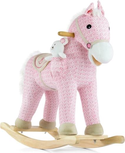 Milly Mally cheval à bascule Pony rose