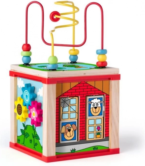 Cube d’activités petite maisonnette