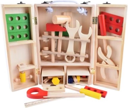 Malette en bois avec outils