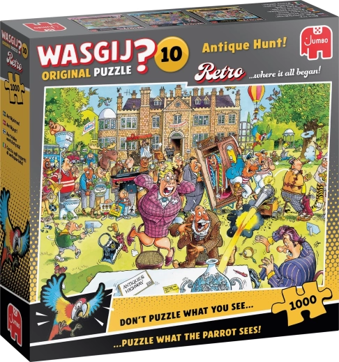 Jumbo Wasgij Retro Original 10 : Chasse aux antiquités ! puzzle 1000 pièces