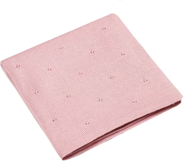 Couverture en mérinos NANNA Apollo Pink