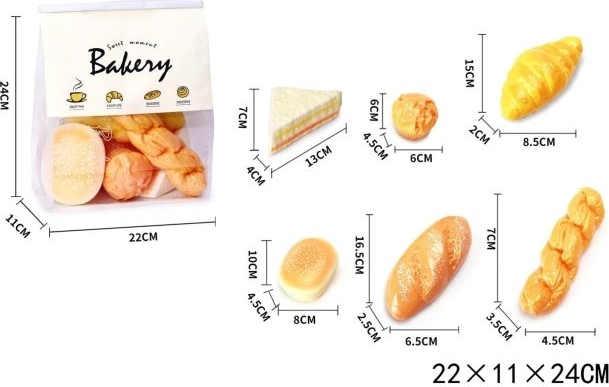 Set de cuisine pour enfants avec produits de boulangerie