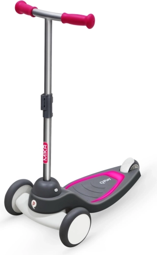 Trottinette d’équilibre enfant à 3 roues Qplay Mika rose