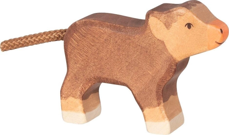 Holztiger bovin Highland écossais (highland cattle), petit - 1 pièce