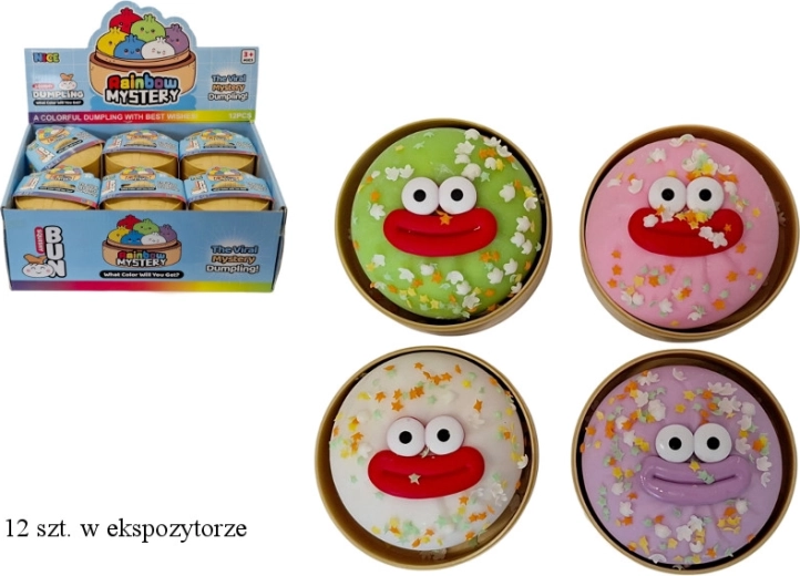 Balle anti-stress à presser en boîte – boulette