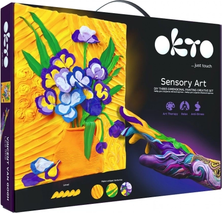 OKTO SENSOTY ART kit artistique « Iris » 30x40 cm