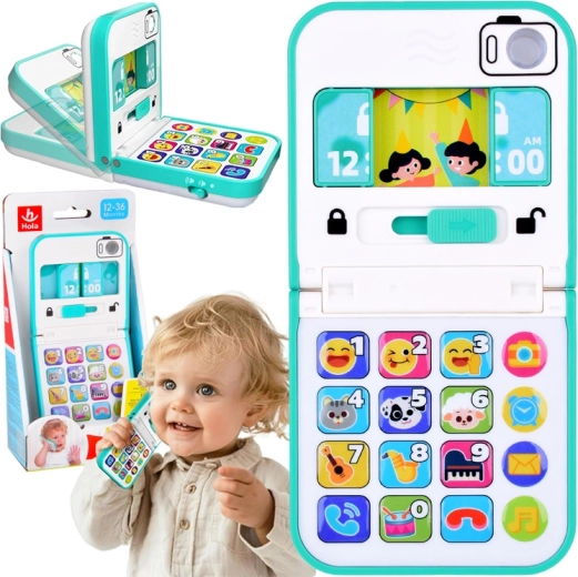 Téléphone pliable musical interactif pour enfants