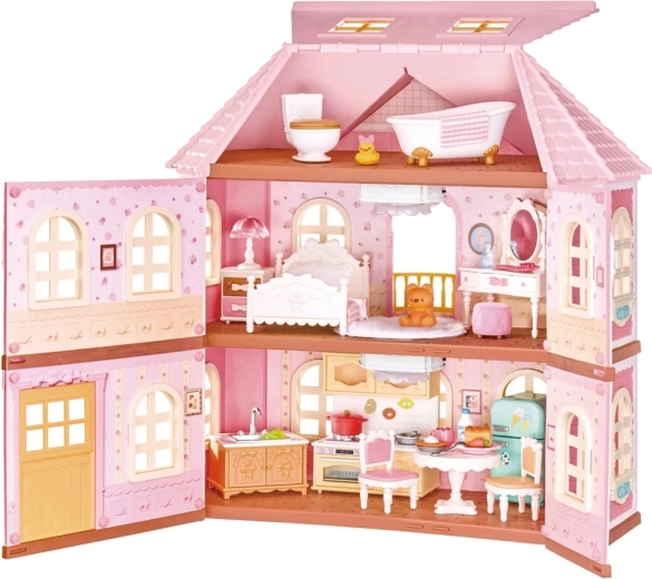 RoboTime Maison victorienne miniature 3D à construire Fairy Rose Cottage