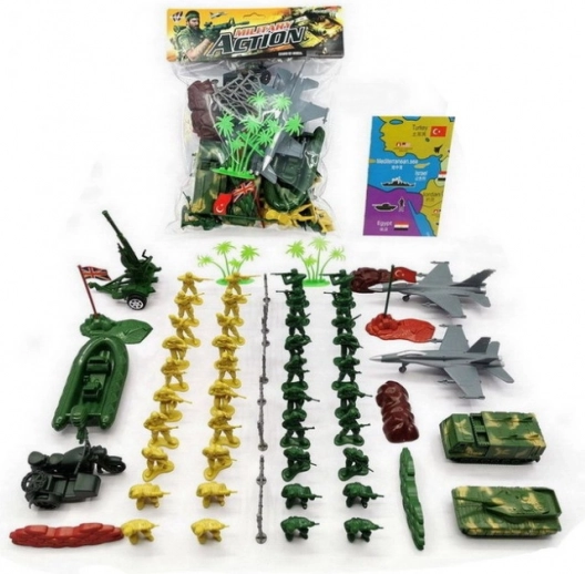 Figurines de soldats en sachet