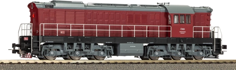 Locomotive diesel Piko T 669 ČSD ép. IV avec décodeur sonore, numérique