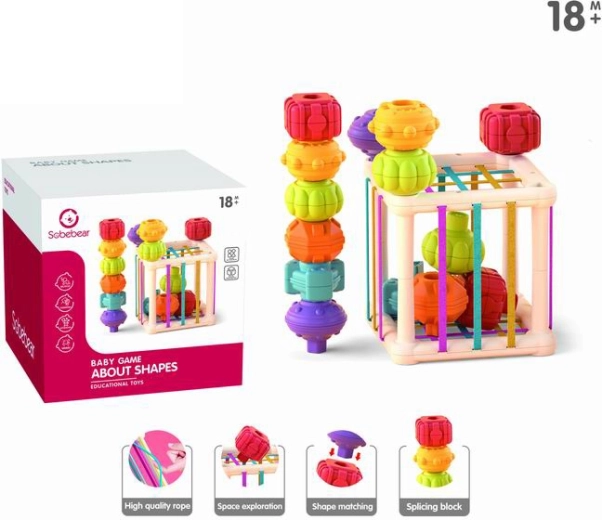Cube éducatif – trieur de formes
