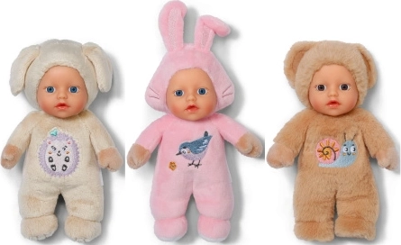 BABY born doudou pour bébé en tenue en peluche 18 cm - 1 pièce