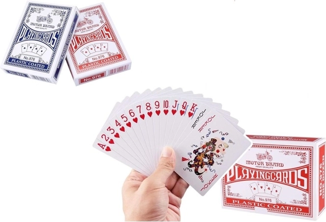 Cartes à jouer en plastique, 54 pièces