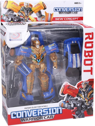 Robot Warrior avec effets lumineux et sonores 21 cm - 1 pièce