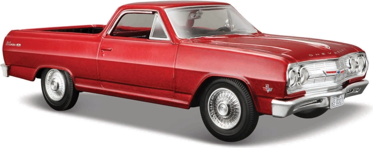 Maisto Chevrolet El Camino 1965 rouge métallisé 1:24