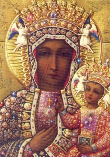 Peinture diamant Norimpex Mère de Dieu de Częstochowa 30 × 40 cm