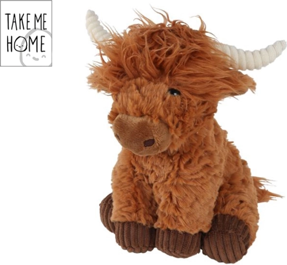 Take Me Home yak en peluche assis 20 cm