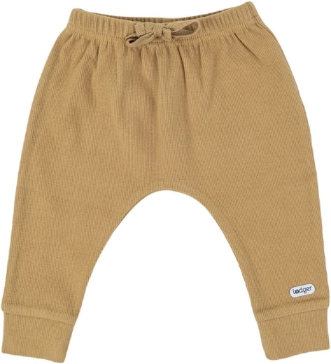 Pantalon de survêtement bébé Lodger jogger nomad rib honey taille 68