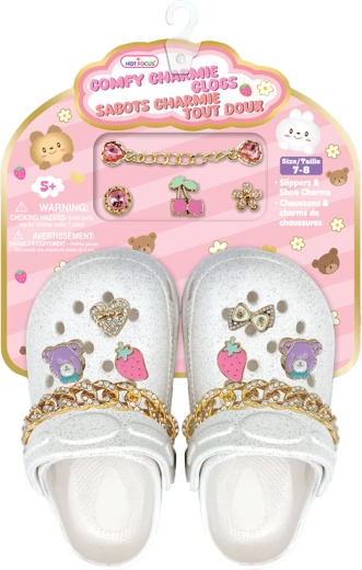 Sandales blanches pour enfants avec accessoires décoratifs (pointure 27–28)