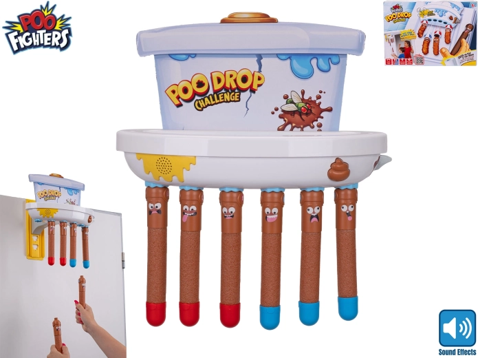Jeu Poo Fighters : attrapez le caca qui tombe avec son