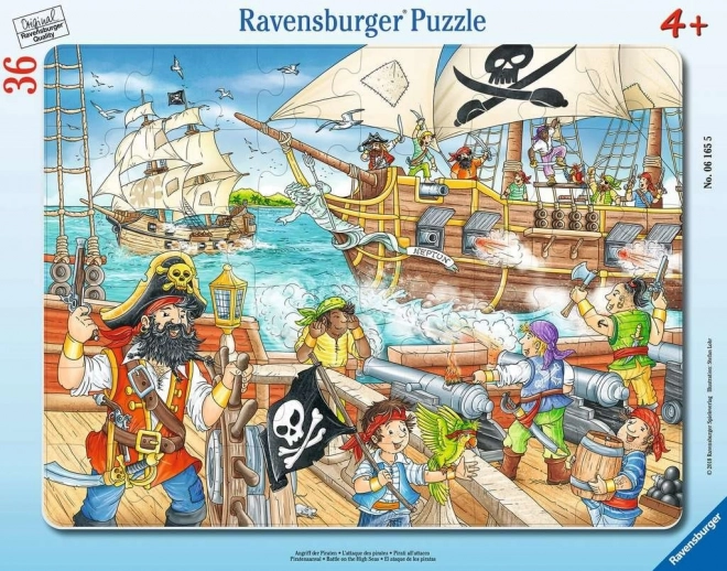 Ravensburger puzzle Bataille en haute mer 36 pièces