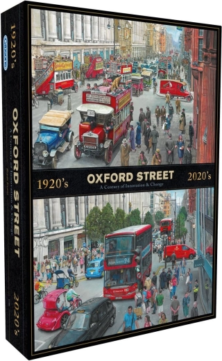 Puzzle Gibsons Oxford Street à travers les décennies – 1000 pièces