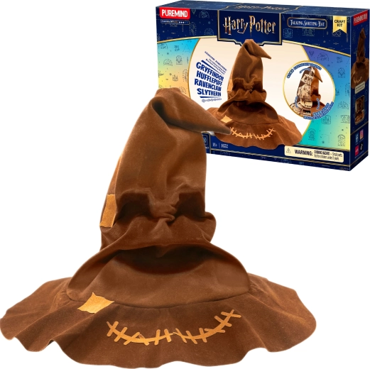 Puremind Harry Potter puzzle 3D en bois Chapeau de Répartition avec son