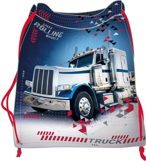 Sac d’école à cordon pour chaussons Truck - 1 pièce