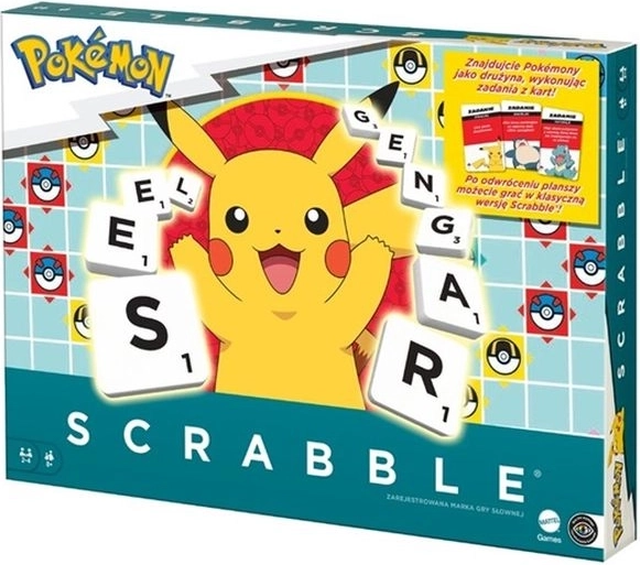 Mattel Scrabble Pokémon – version tchèque