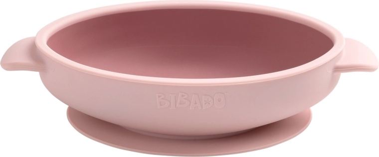 Bol en silicone Bibado avec ventouse blush - 1 pièce