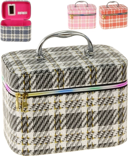 Adar trousse de toilette pour enfant taille L avec miroir et fermeture éclair - 1 pièce