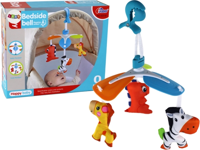 Carrousel coloré pour enfants avec animaux sur clip