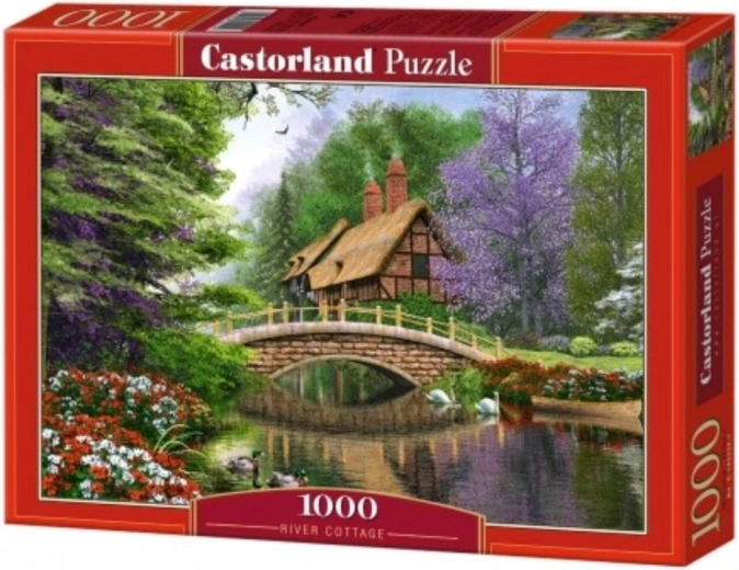 Puzzle Maison au bord de la rivière 1000 pièces CASTORLAND