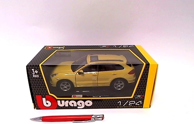Bburago Porsche Cayenne Turbo jaune 1:24