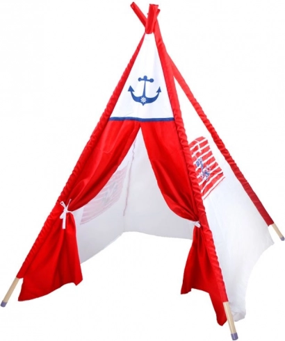 Teepee pour enfants avec motif d’ancre