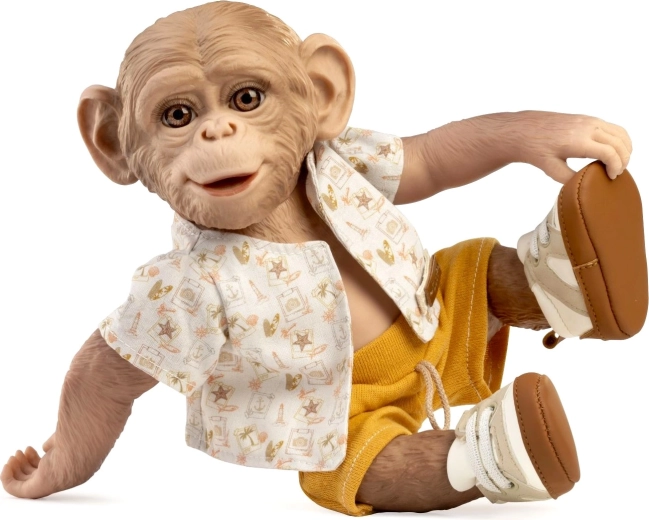 Bébé singe réaliste Guca Reborn avec corps entièrement en vinyle, 32 cm