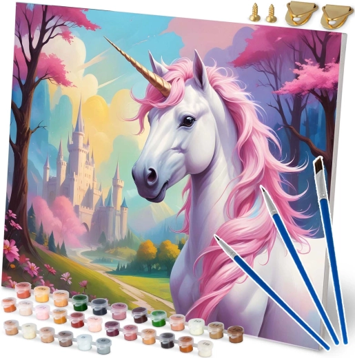 Peinture par numéros 40 × 50 cm Massido Licorne