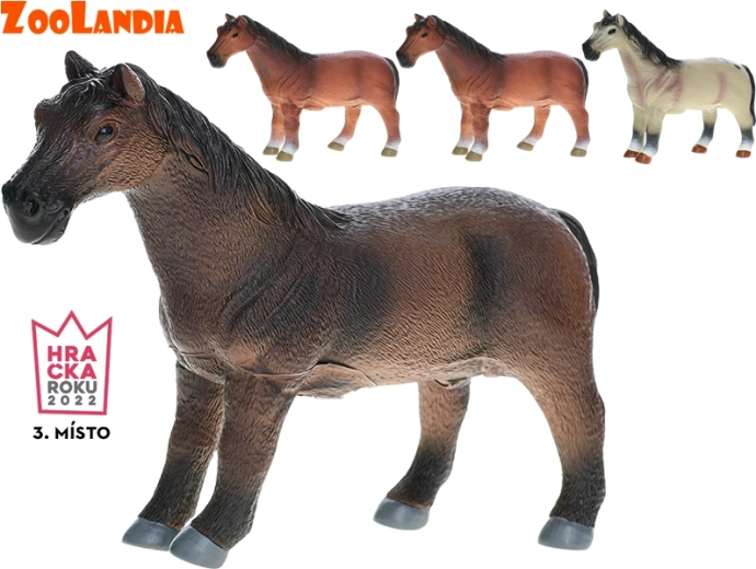 Zoolandia cheval – figurine en plastique réaliste 26 cm