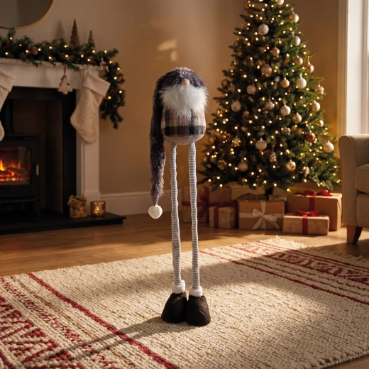 Nain scandinave de Noël avec jambes télescopiques, 44–90 cm