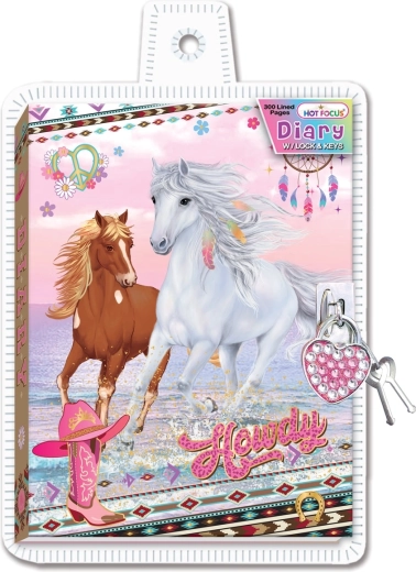 Journal secret avec cadenas – cheval