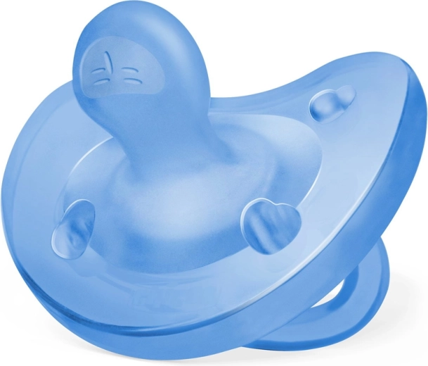 Chicco Physio Soft tétine entièrement en silicone pour garçons 6–16 mois, 1 pièce