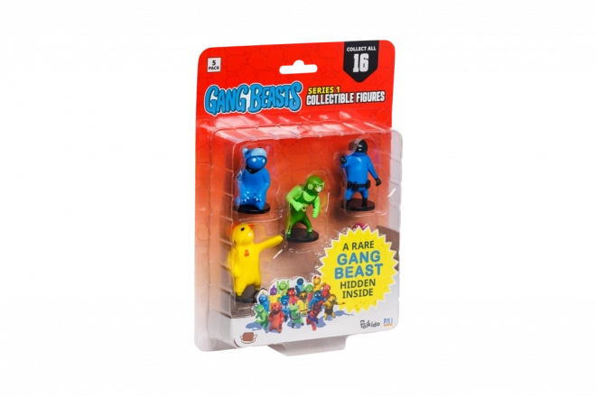 figurines Gang Beasts série 1 pack de 5 pièces